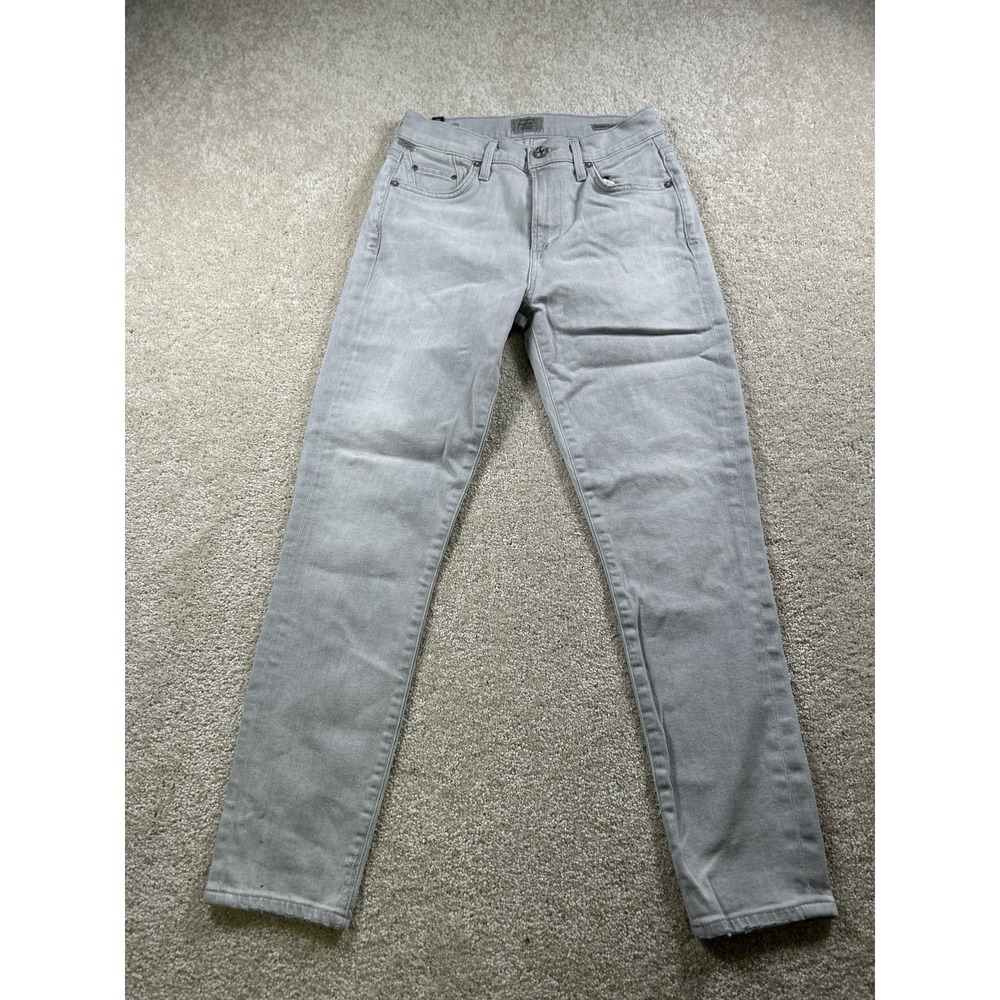 Citizens Of Humanity Jeans Size 25 Rocket Crop Mid Rise Skinny Gray
